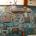 Close up of finished soldering.